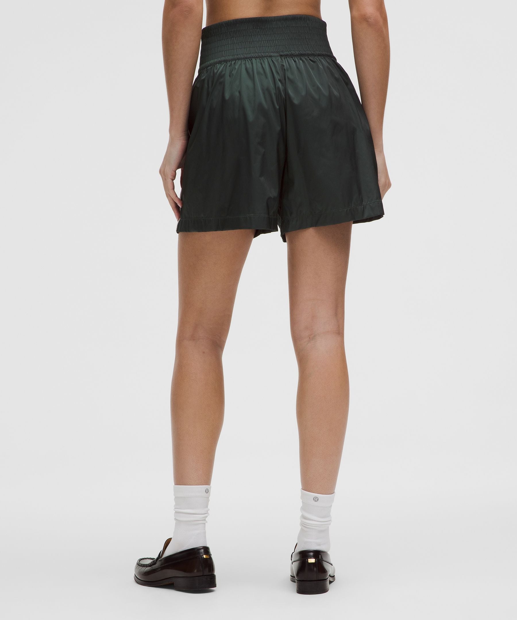 Stretch Satin Nylon Super-High-Rise Short 5"