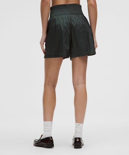 Stretch Satin Nylon Super-High-Rise Short 5"