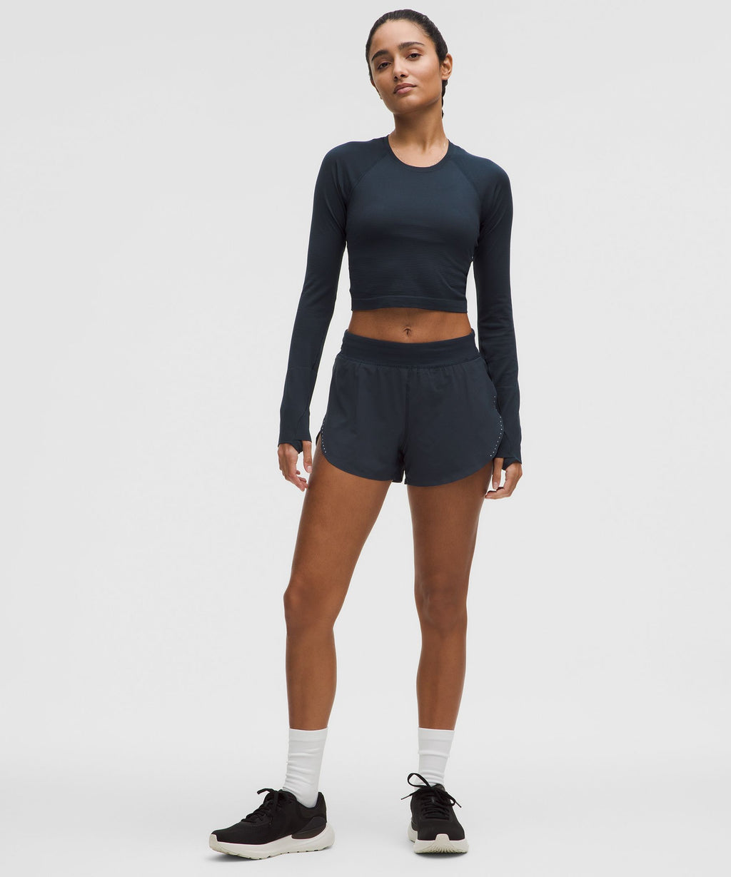 Fast and Free High-Rise Classic-Fit Split Short 3"