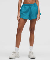Dolphin-Hem Mid-Rise Running Short 3"