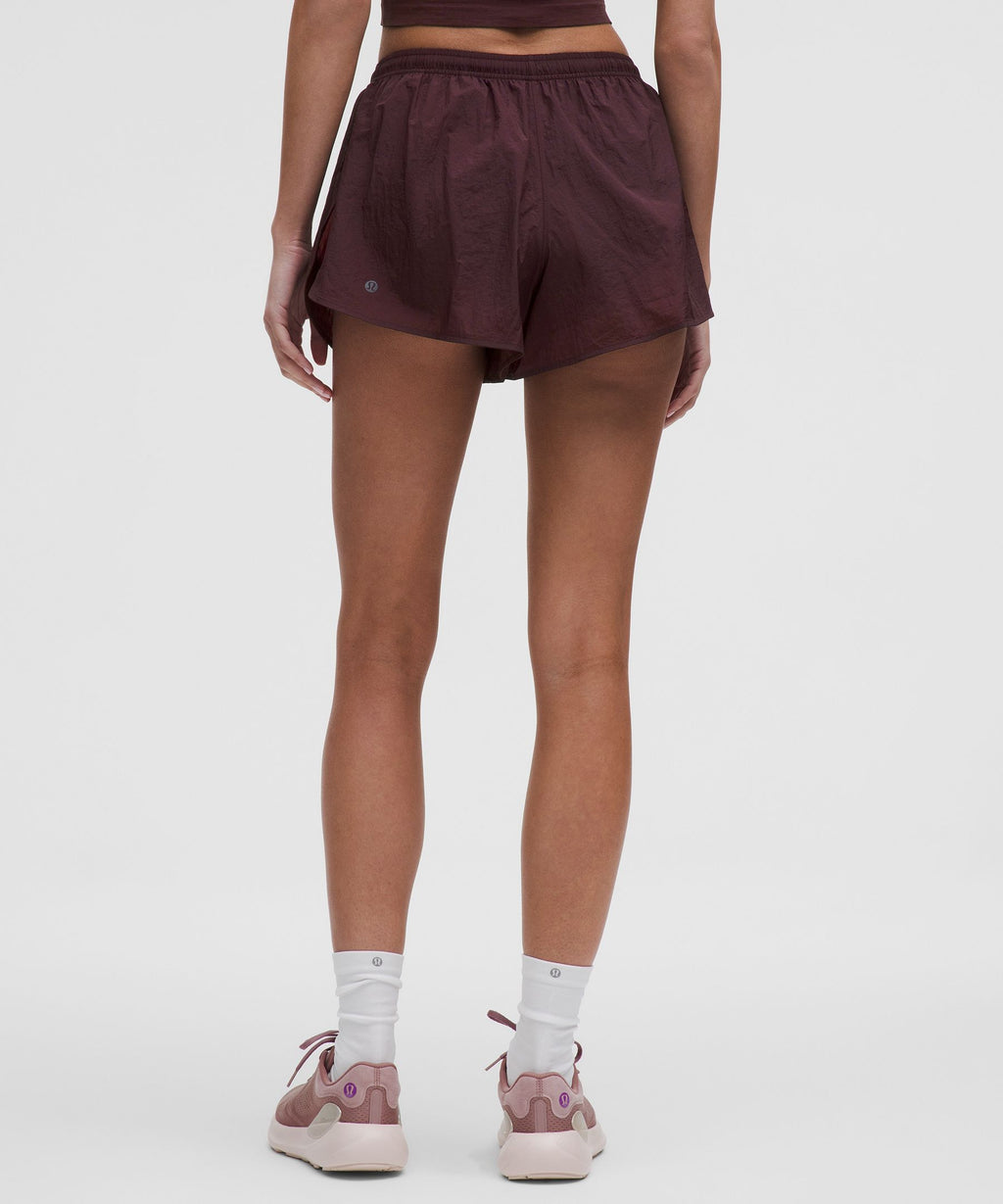 Dolphin-Hem Mid-Rise Running Short 3"