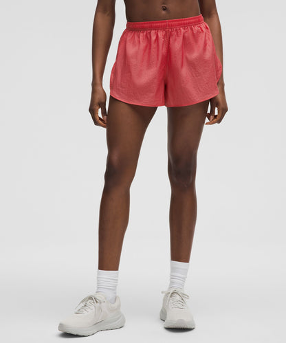 Dolphin-Hem Mid-Rise Running Short 3"