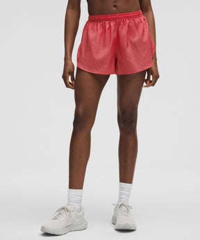 Dolphin-Hem Mid-Rise Running Short 3"