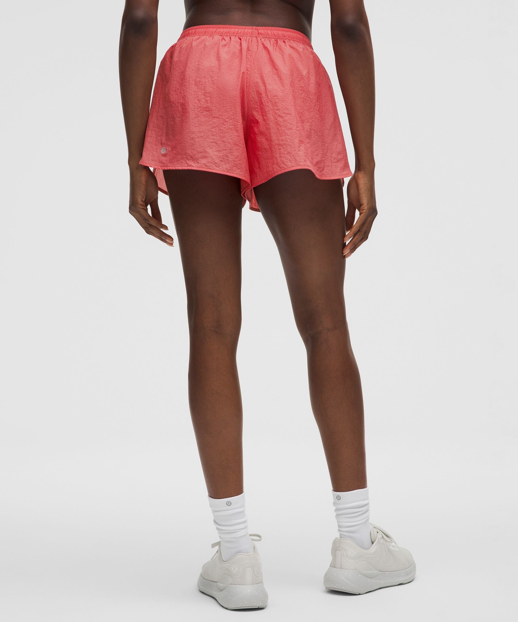 Dolphin-Hem Mid-Rise Running Short 3"