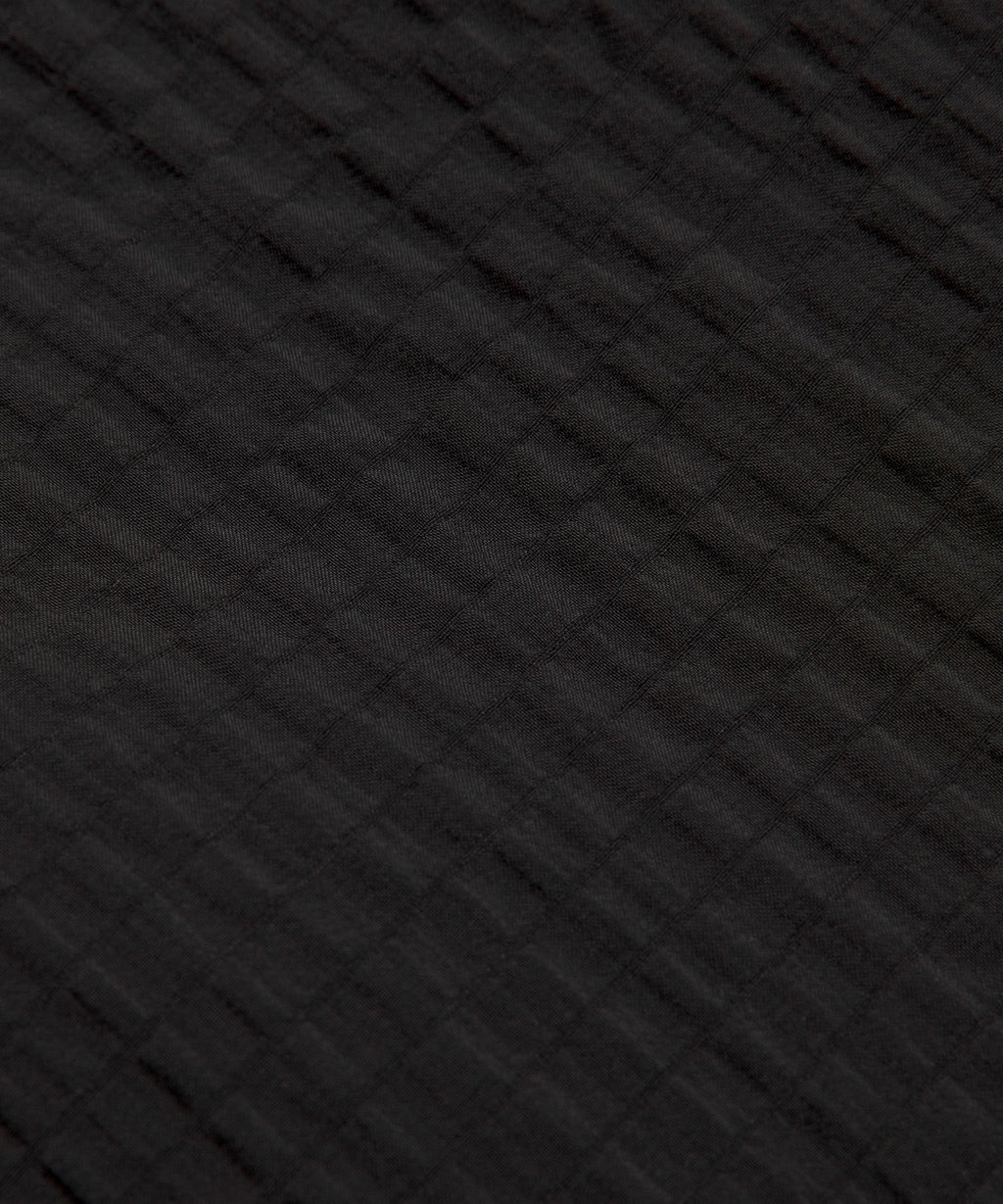 Grid-Texture Relaxed High-Rise Hiking Short 4"