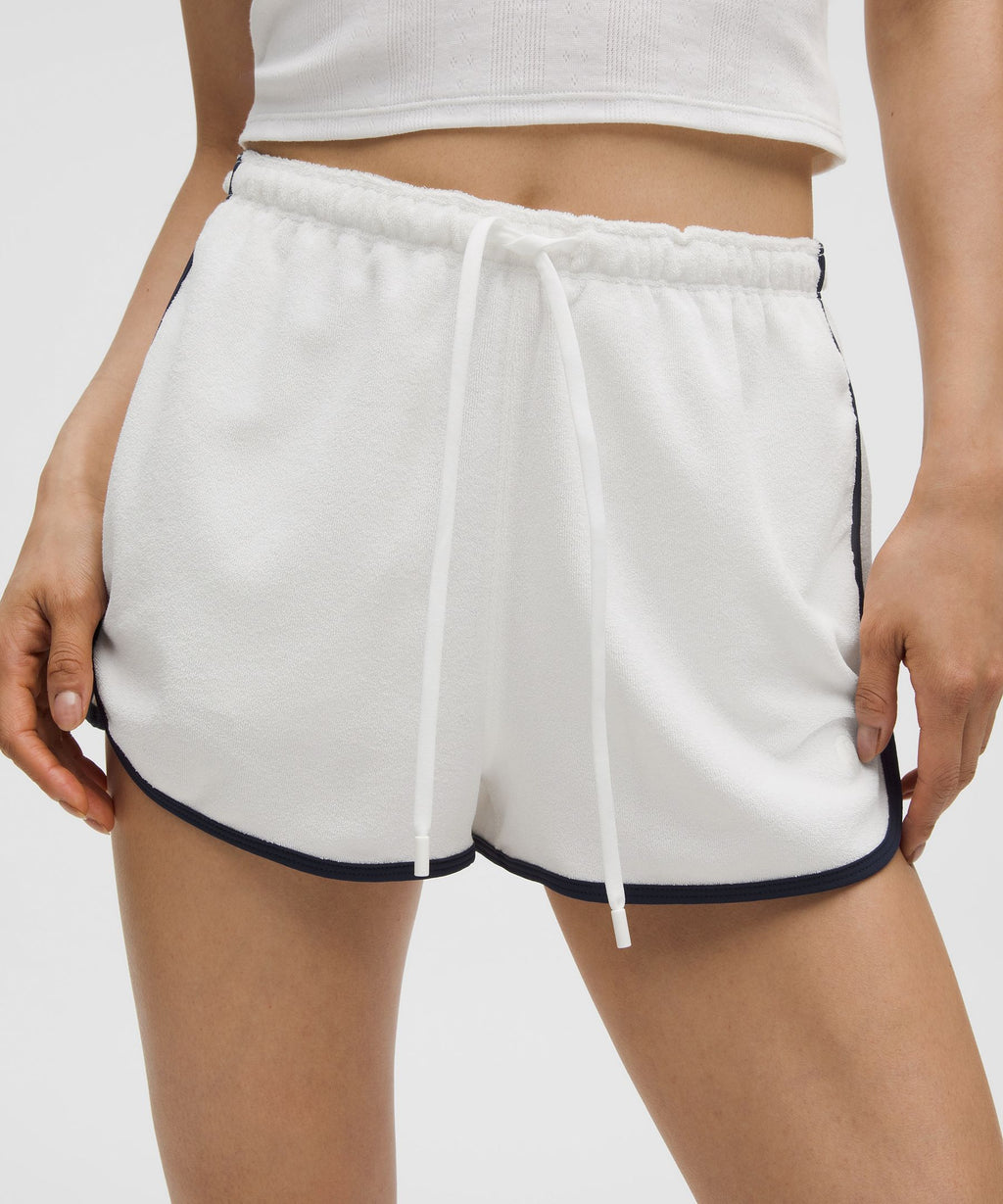 Cotton Terry Slim-Fit High-Rise Short 2"