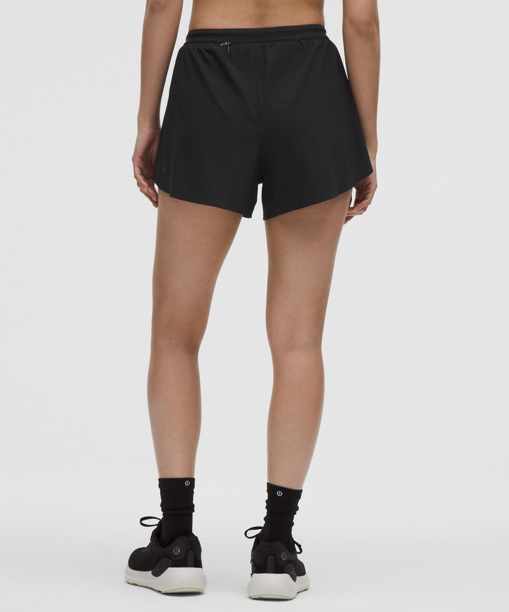 Mile Maker Run Crew Graphic Woven High-Rise Short 3"