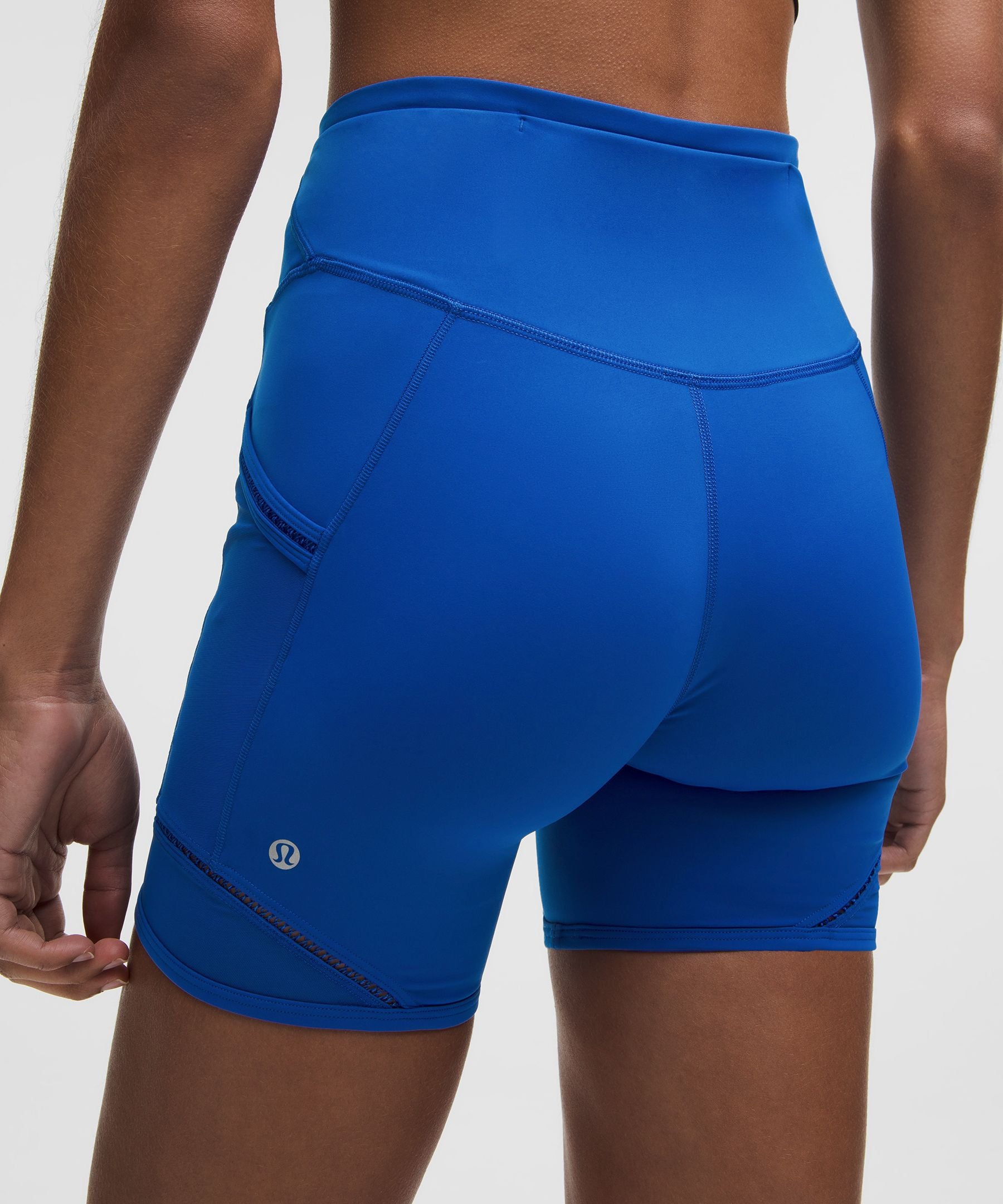 Fast and Free High-Rise Lace Trim Short 6" *5 Pocket