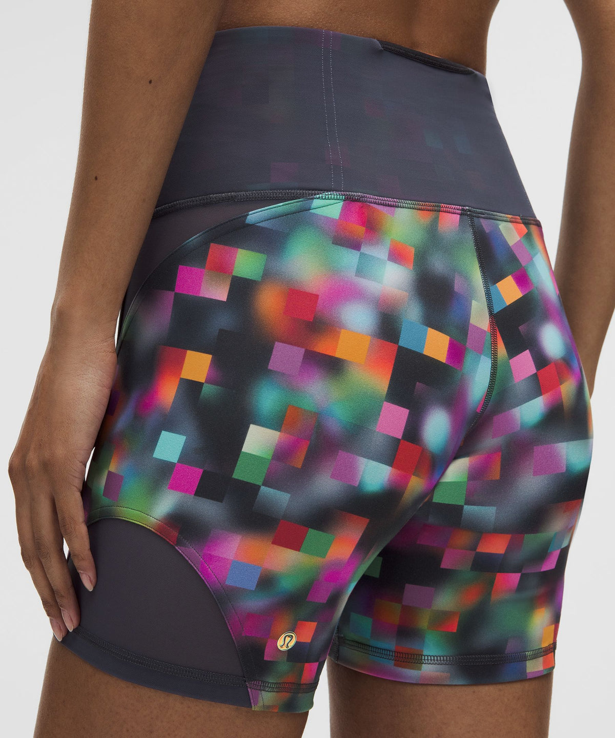 Wunder Train Mesh Panel High-Rise Short 6" *Pride