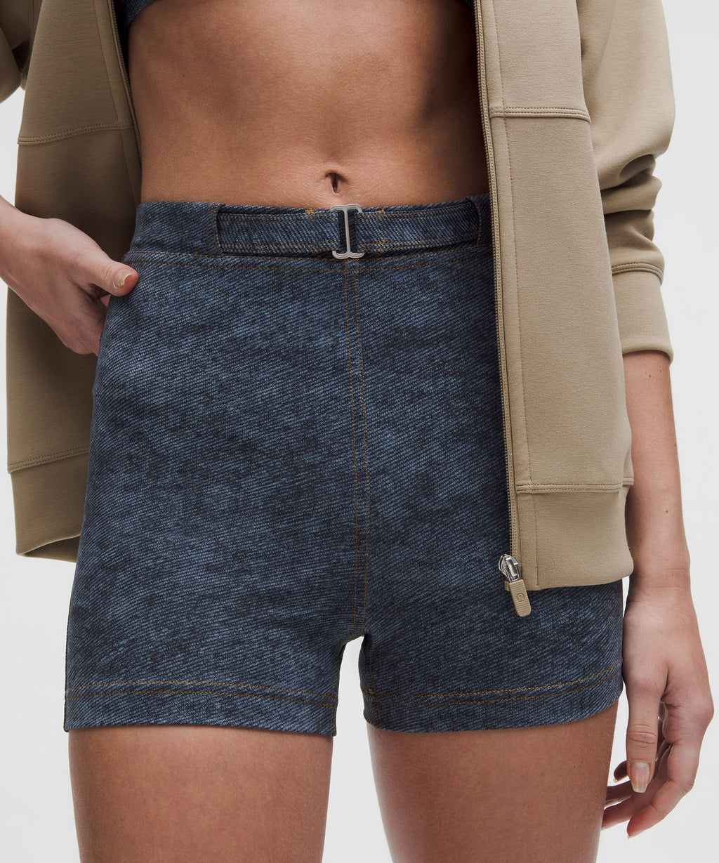 Everlux Denim-Print Short 3" *Denim Dreams Set