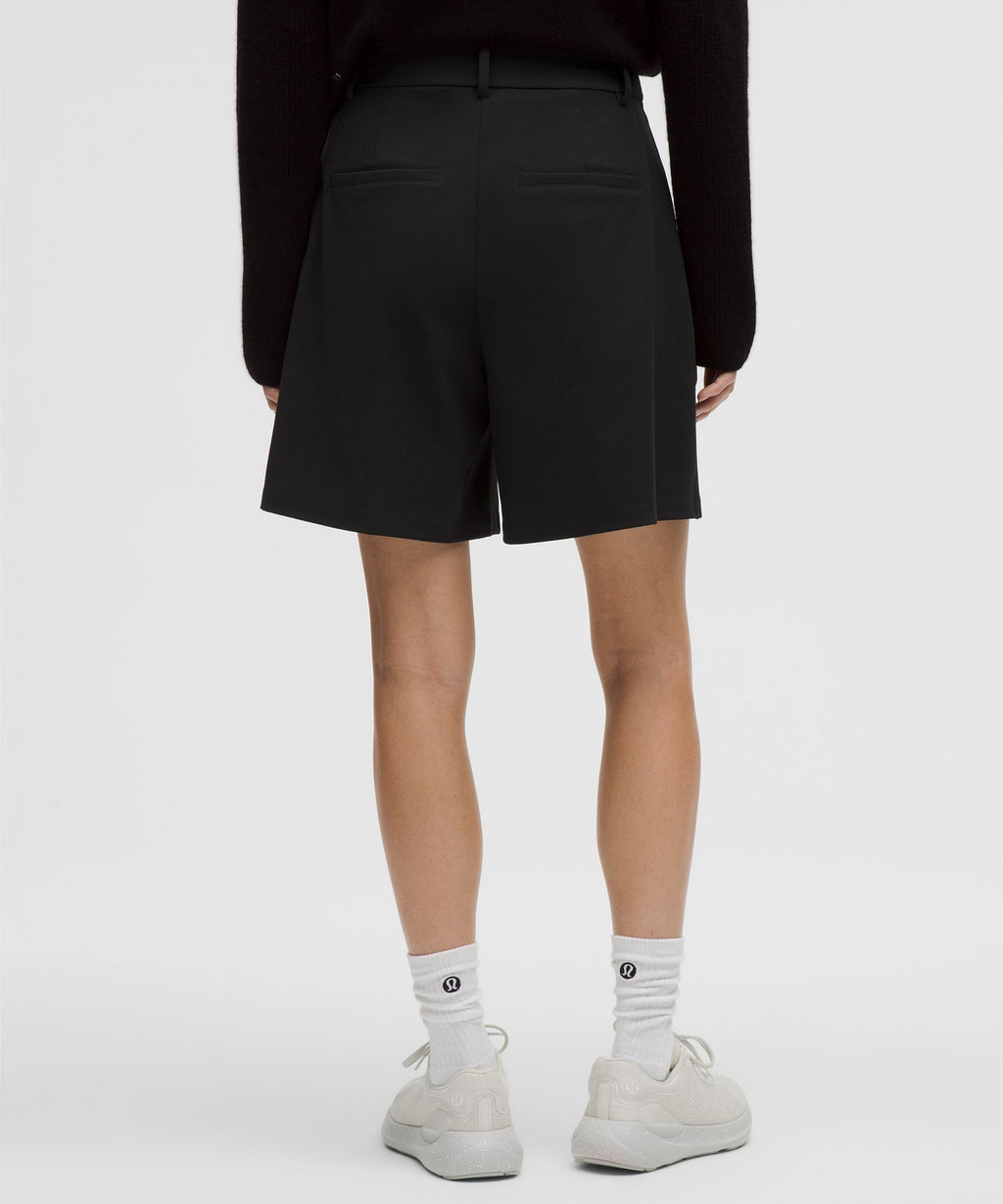 Daydrift Pleated High-Rise Short 7"