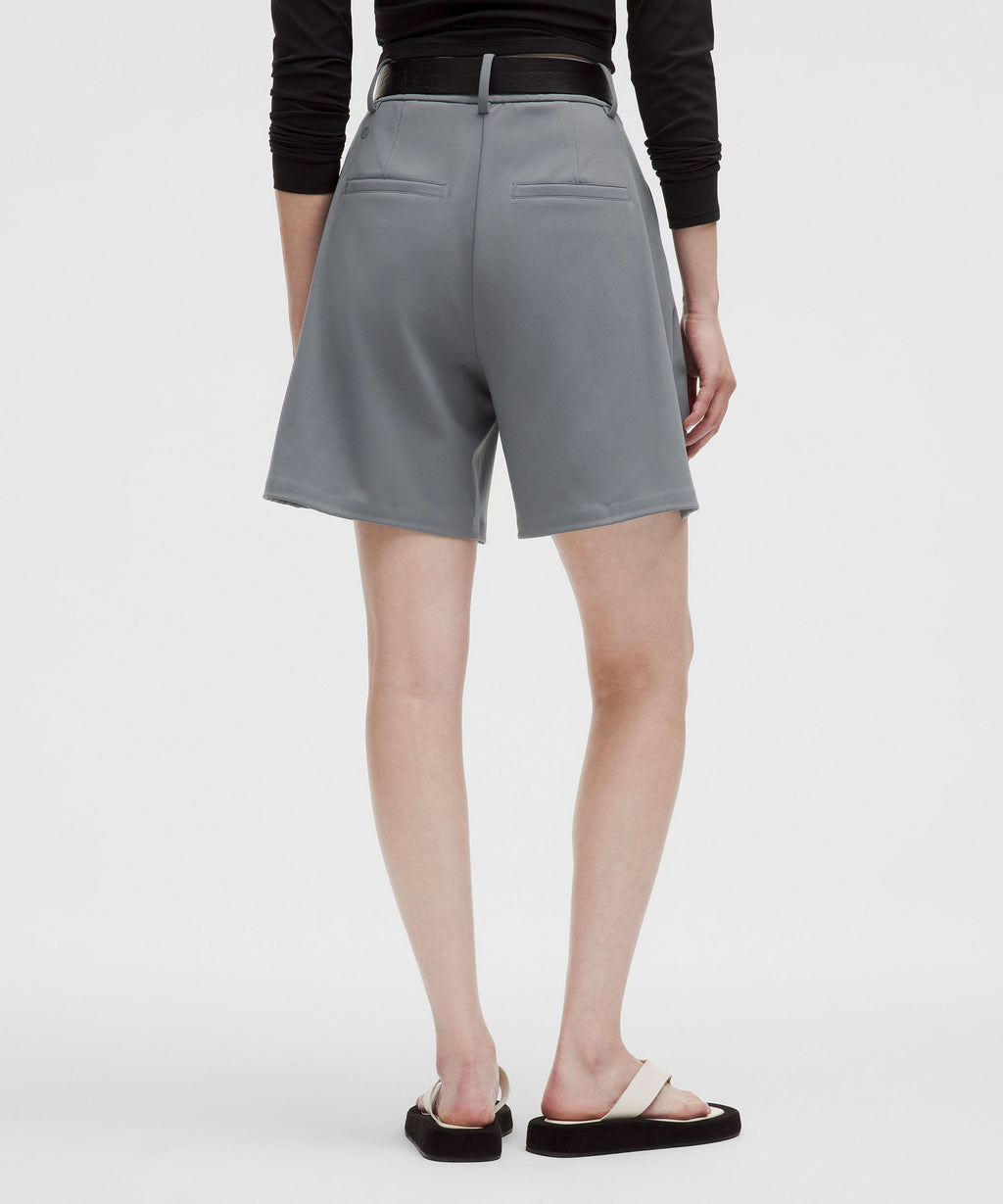 Daydrift Pleated High-Rise Short 7"