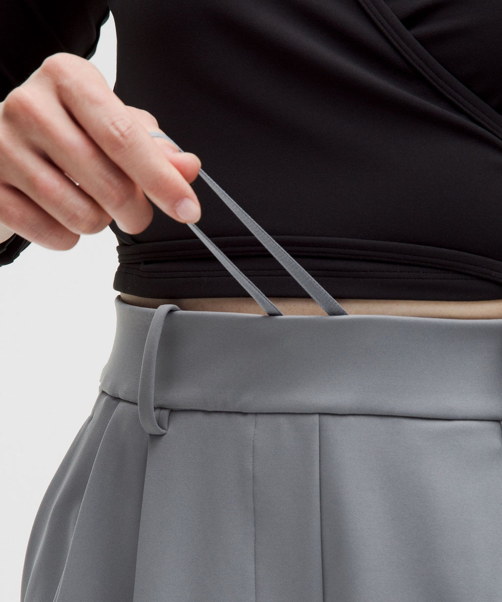 Daydrift Pleated High-Rise Short 7"