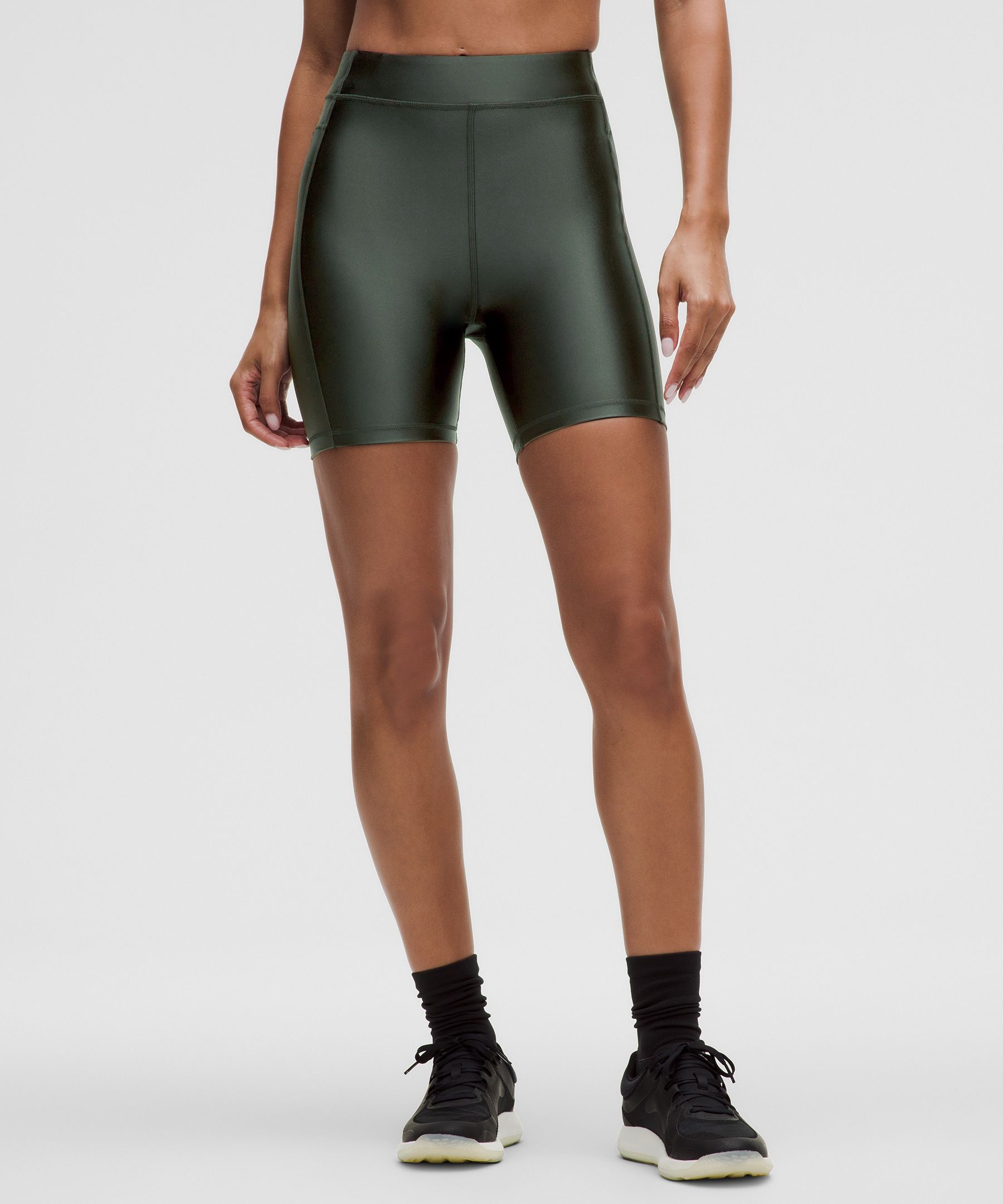Satin Shine High-Rise Short 6"