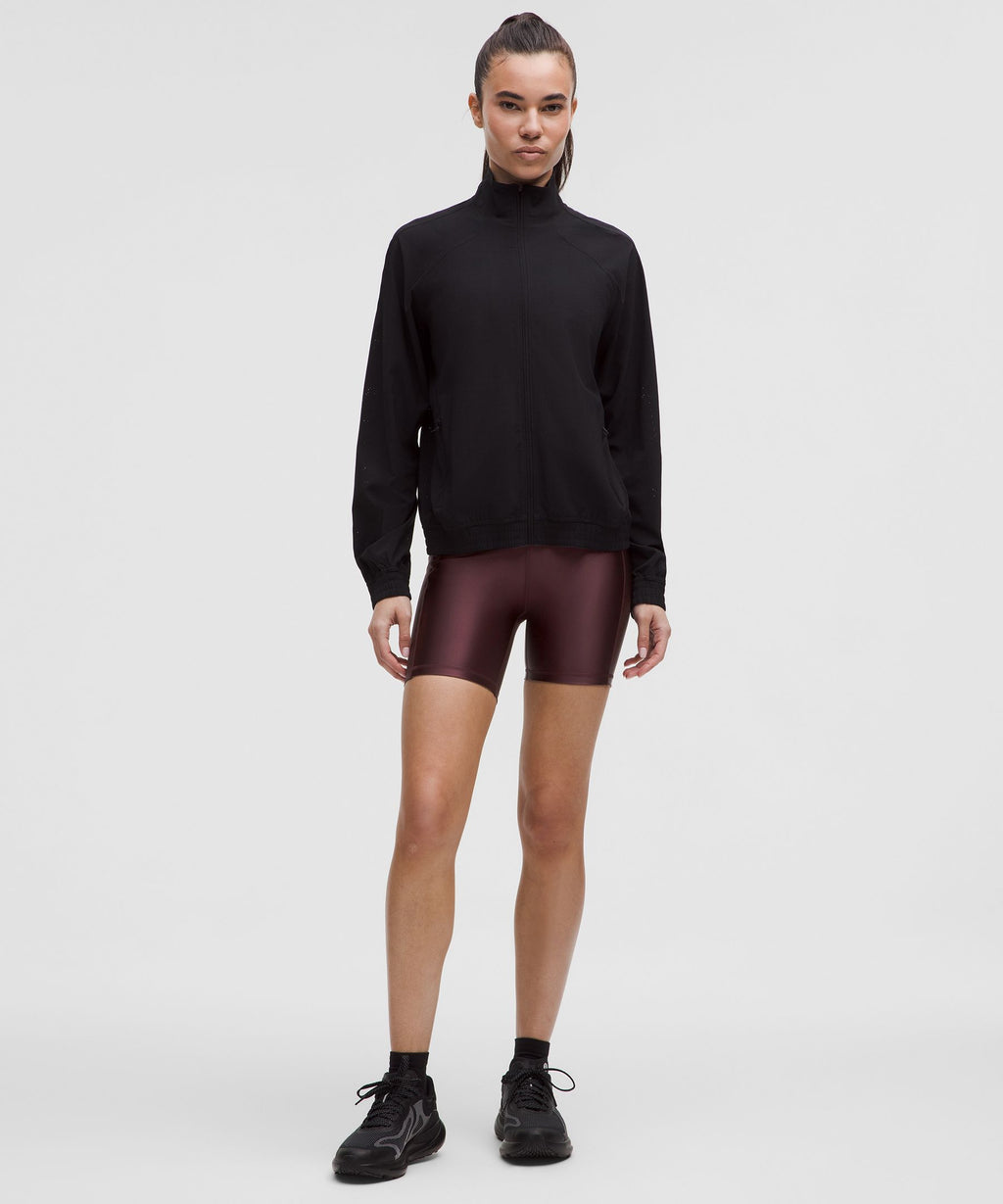 Satin Shine High-Rise Short 6"