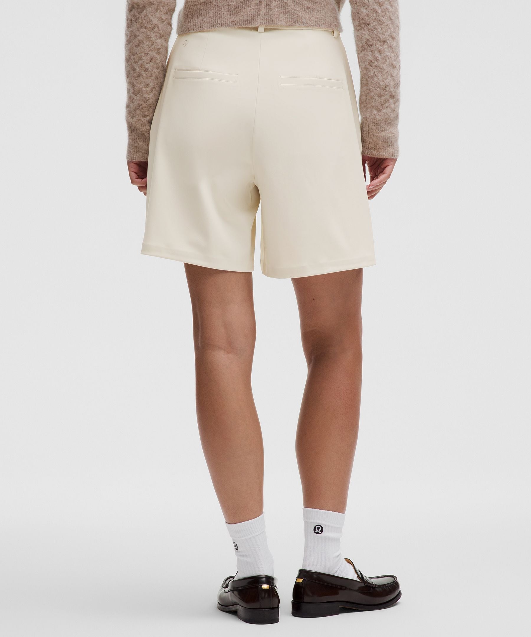 Daydrift Pleated High-Rise Short 7"