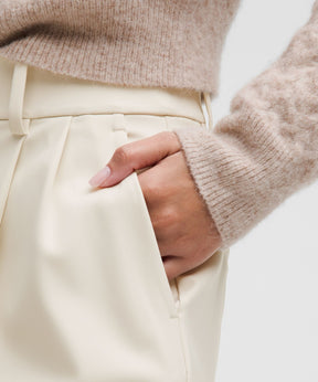 Daydrift Pleated High-Rise Short 7"