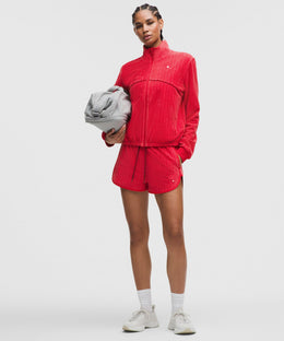 Velvet Terry Slim-Fit High-Rise Short 2