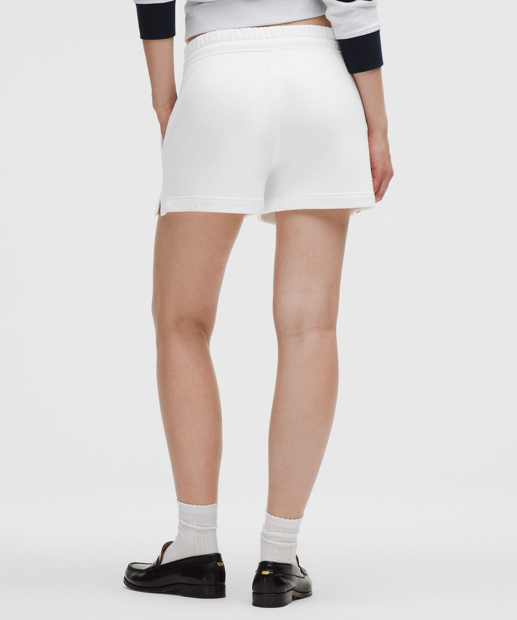 French Terry Mid-Rise Tennis Short *Graphic