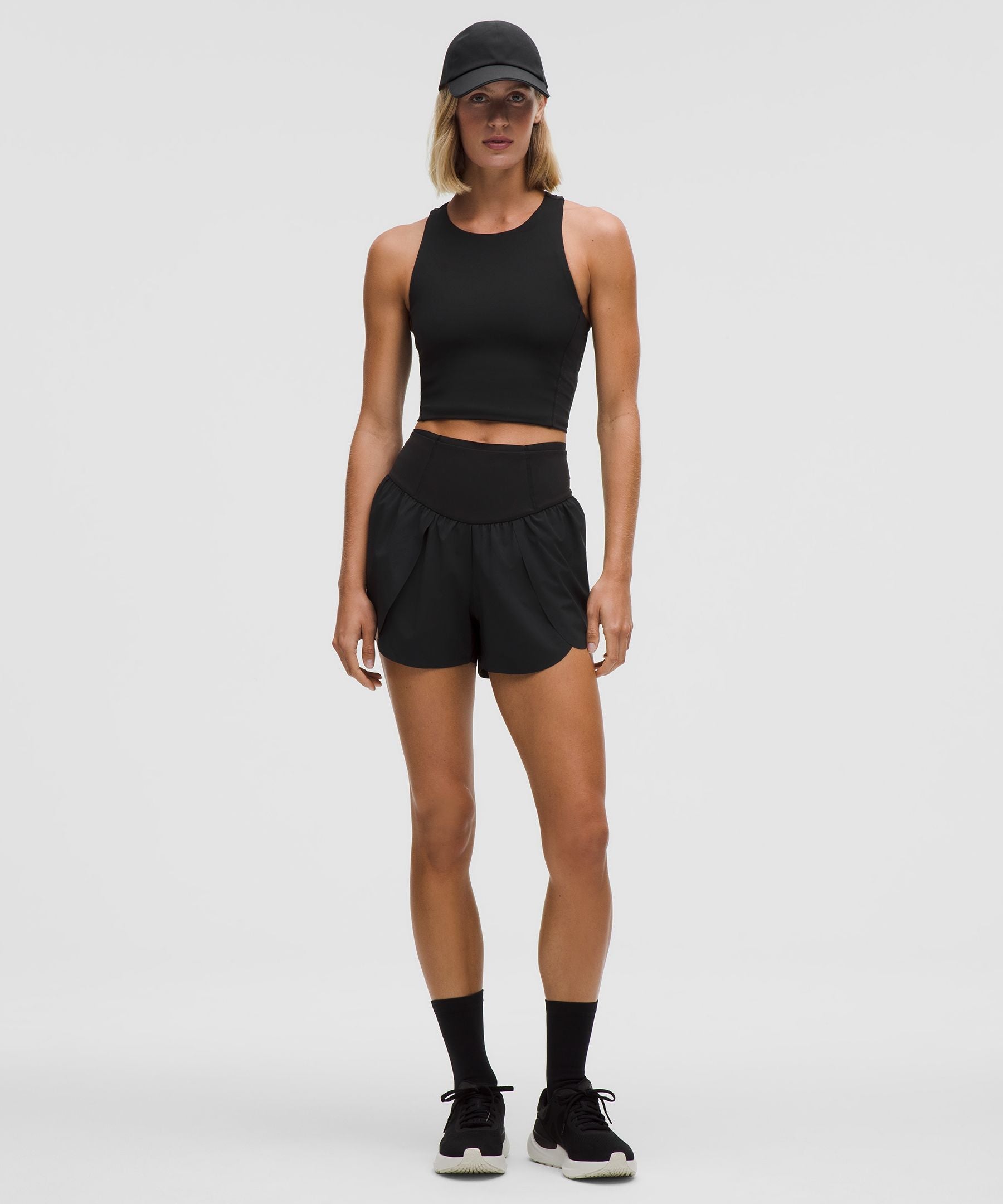 lululemon Go Further Super-High-Rise Split Short 3"