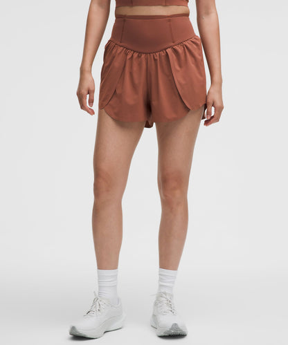 lululemon Go Further Super-High-Rise Split Short 3"