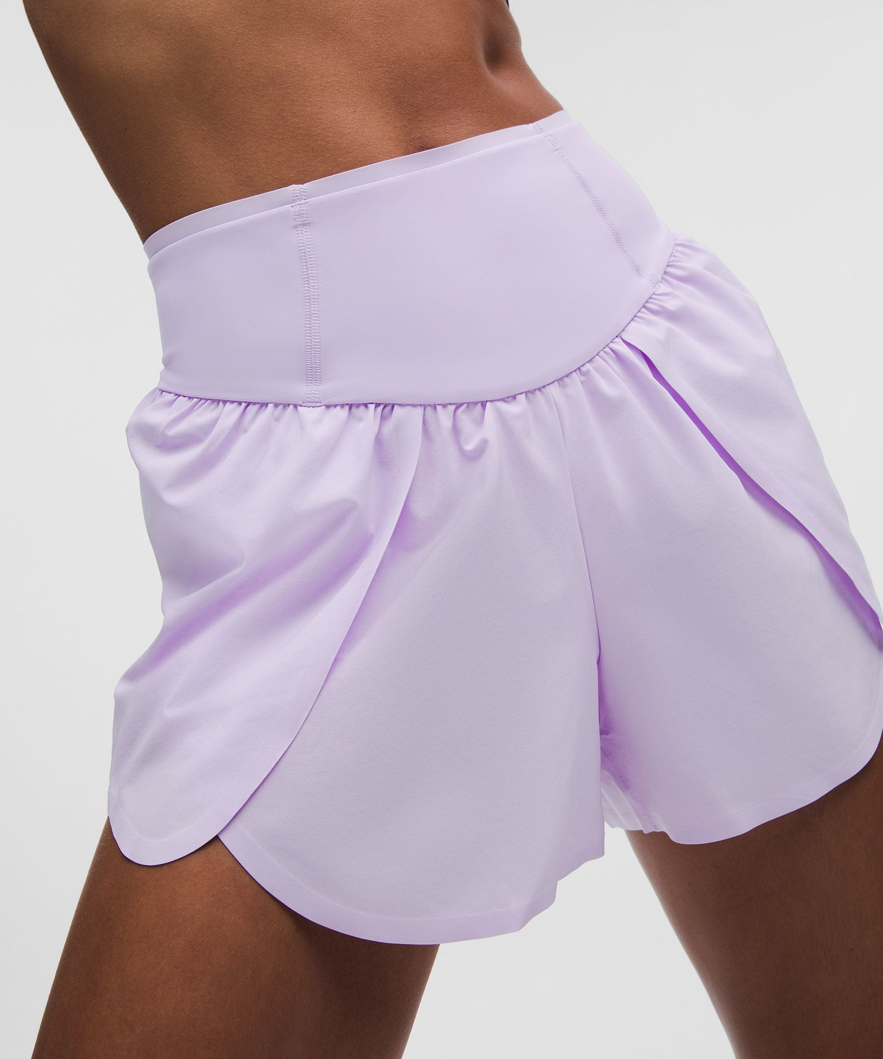 lululemon Go Further Super-High-Rise Split Short 3"