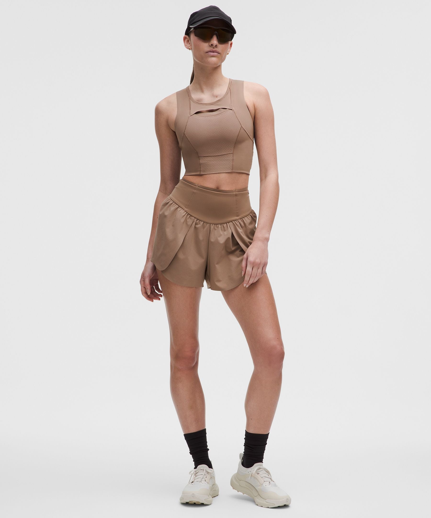 lululemon Go Further High-Rise Split Short 3"