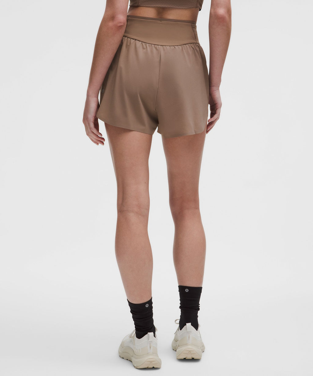 lululemon Go Further High-Rise Split Short 3"