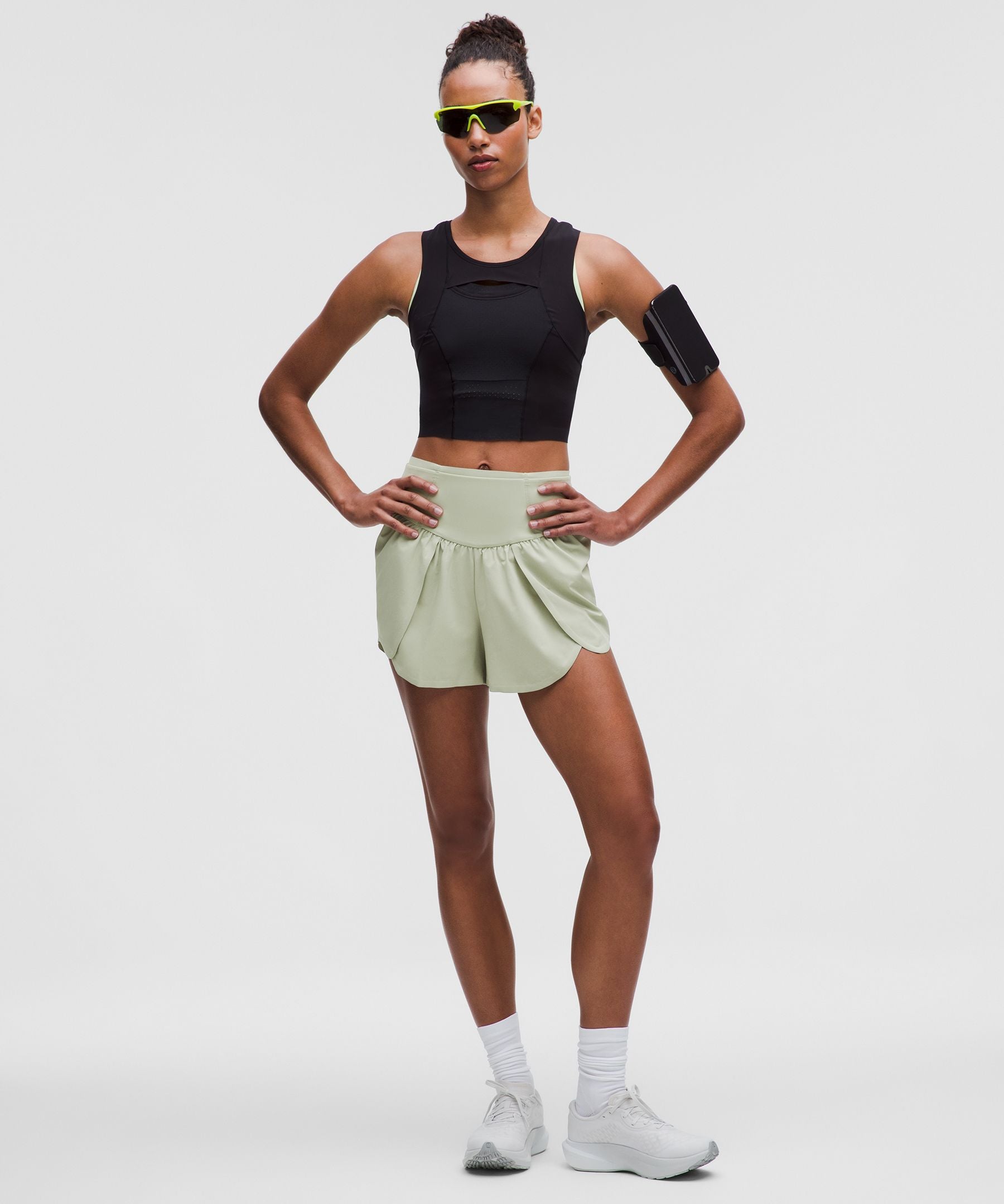 lululemon Go Further Super-High-Rise Split Short 3"