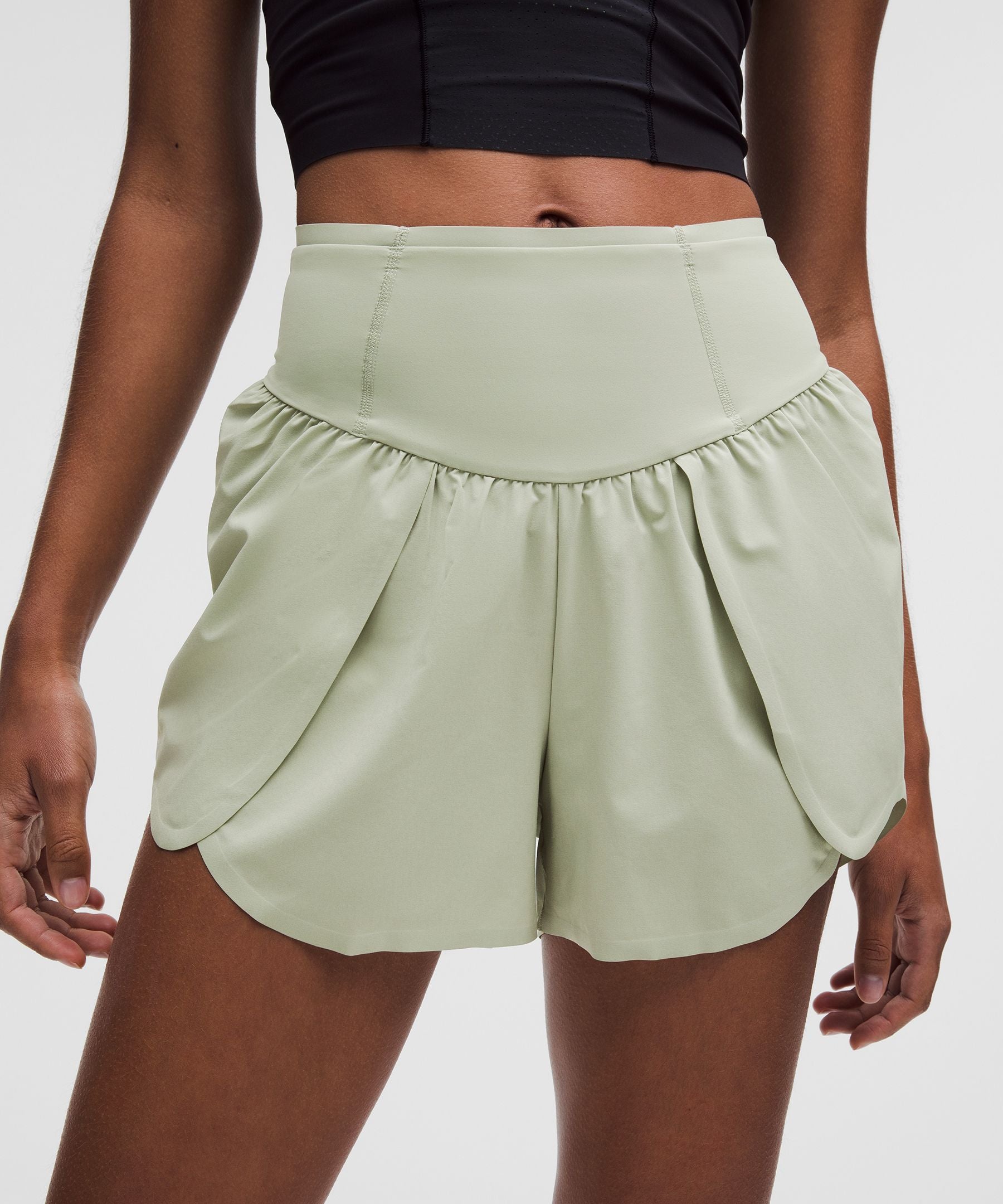 lululemon Go Further Super-High-Rise Split Short 3"