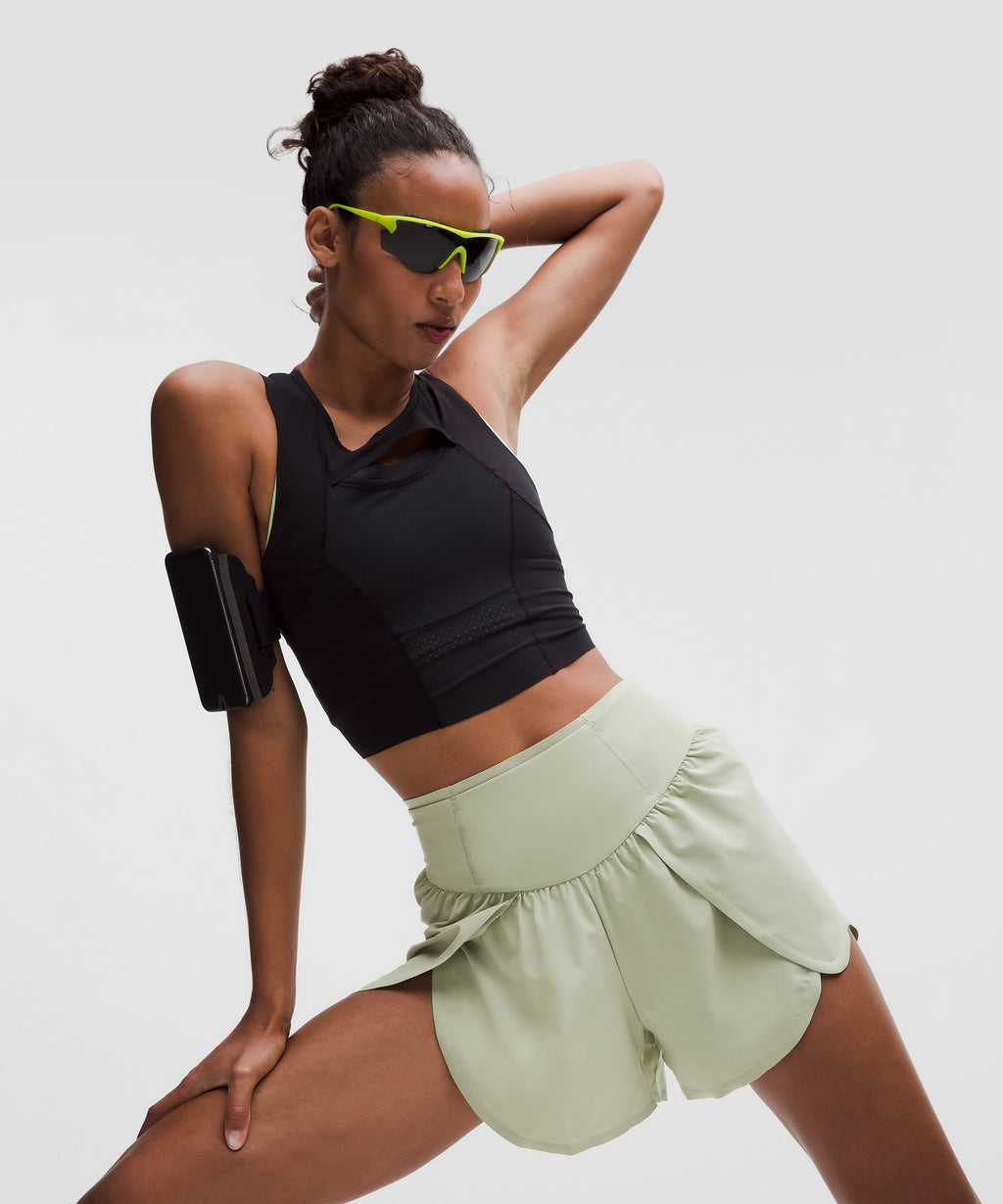 lululemon Go Further Super-High-Rise Split Short 3"