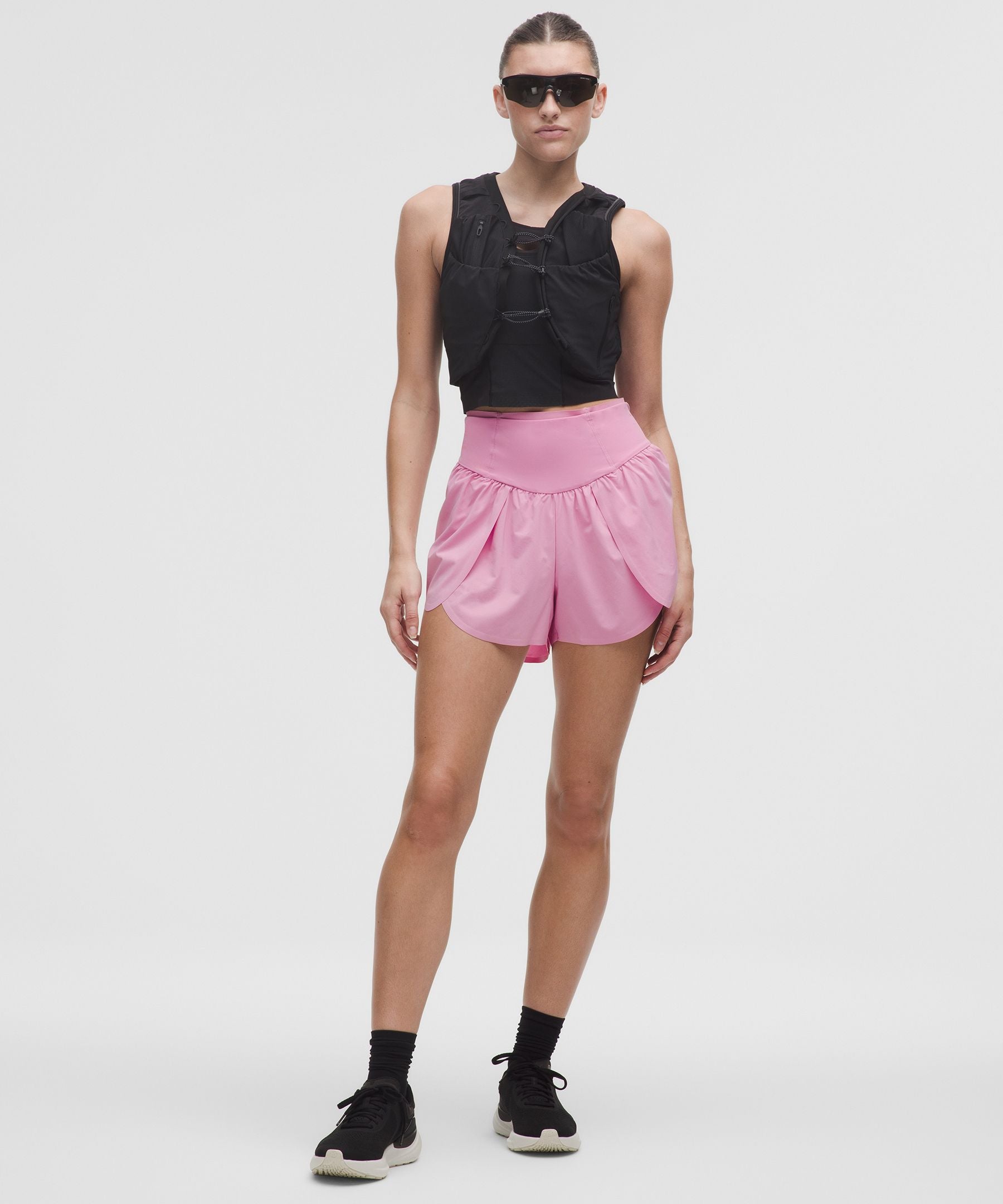 lululemon Go Further Super-High-Rise Split Short 3"