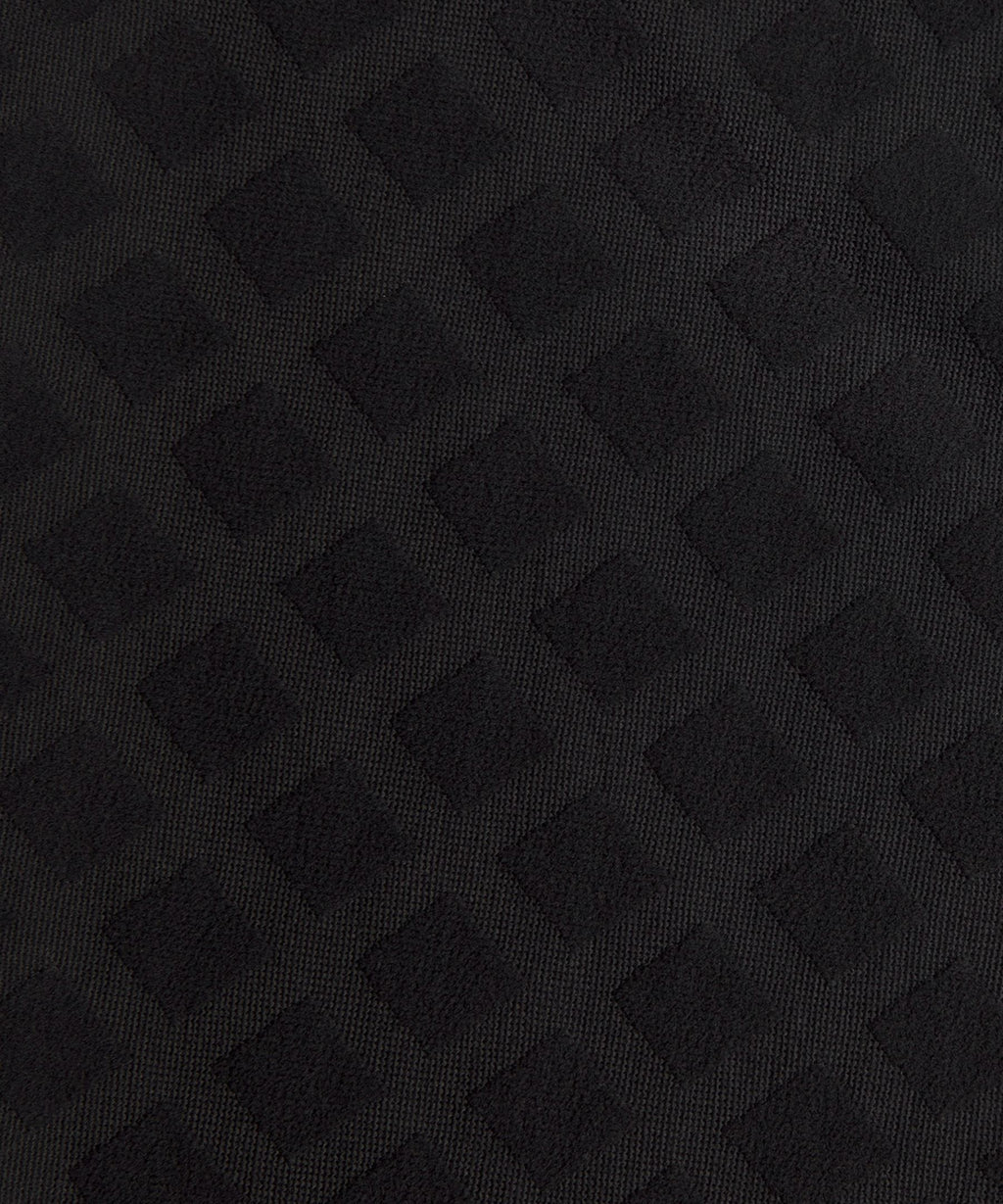 3D Jacquard Diamond Train High-Rise Short 6"