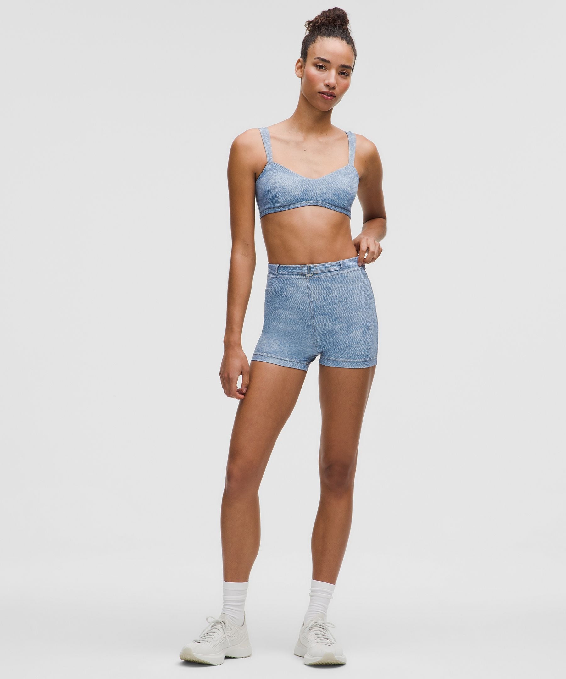 Everlux Denim-Print Short 3" *Denim Dreams Set