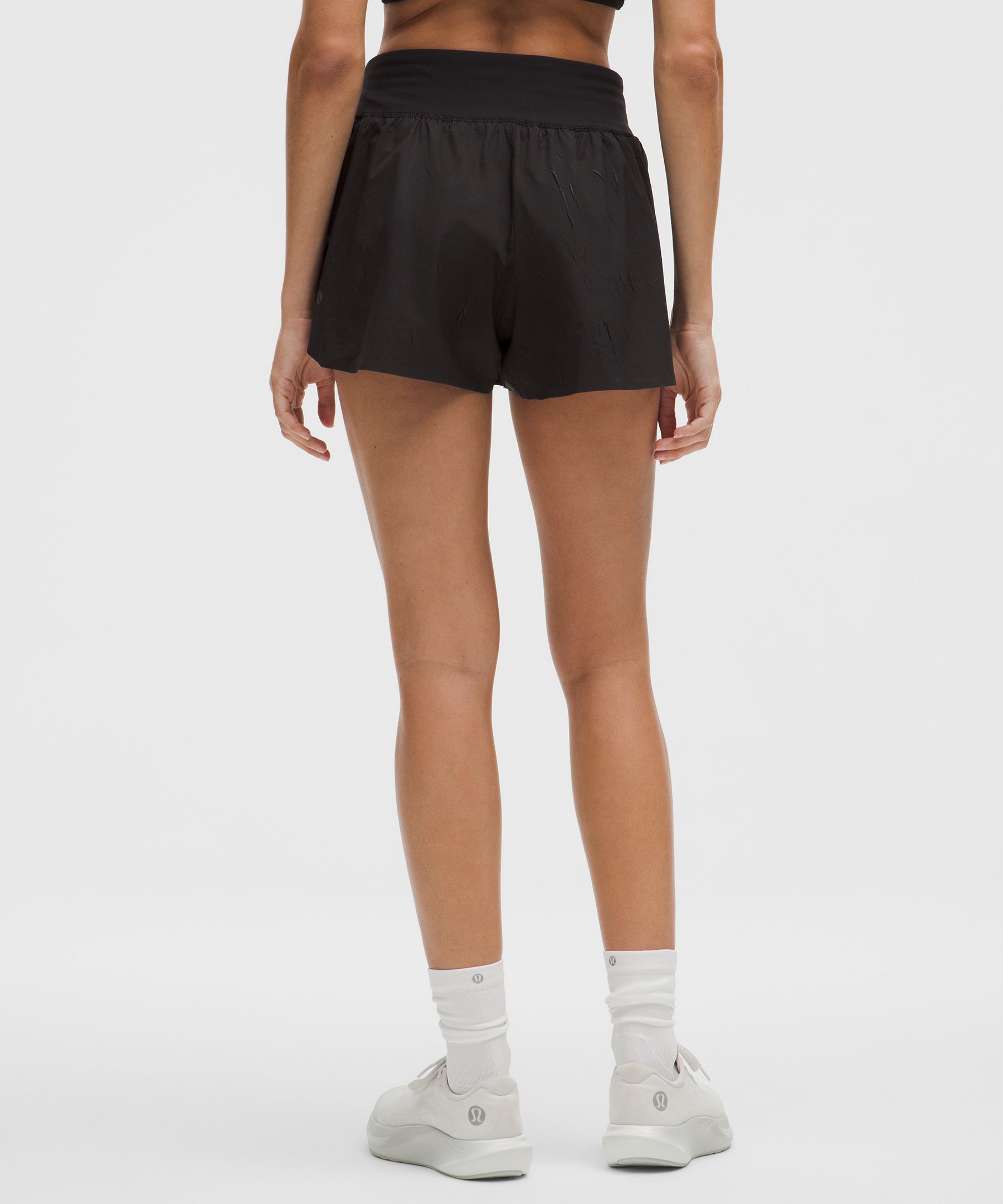 Fast and Free High-Rise Split Short 3" *Crinkle