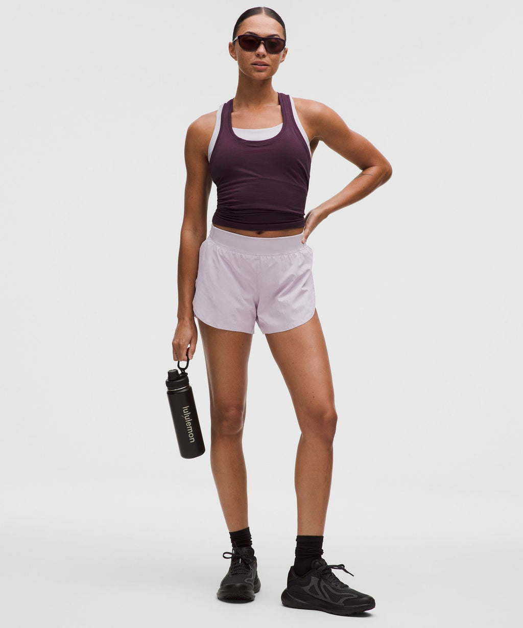 Fast and Free High-Rise Split Short 3" *Crinkle