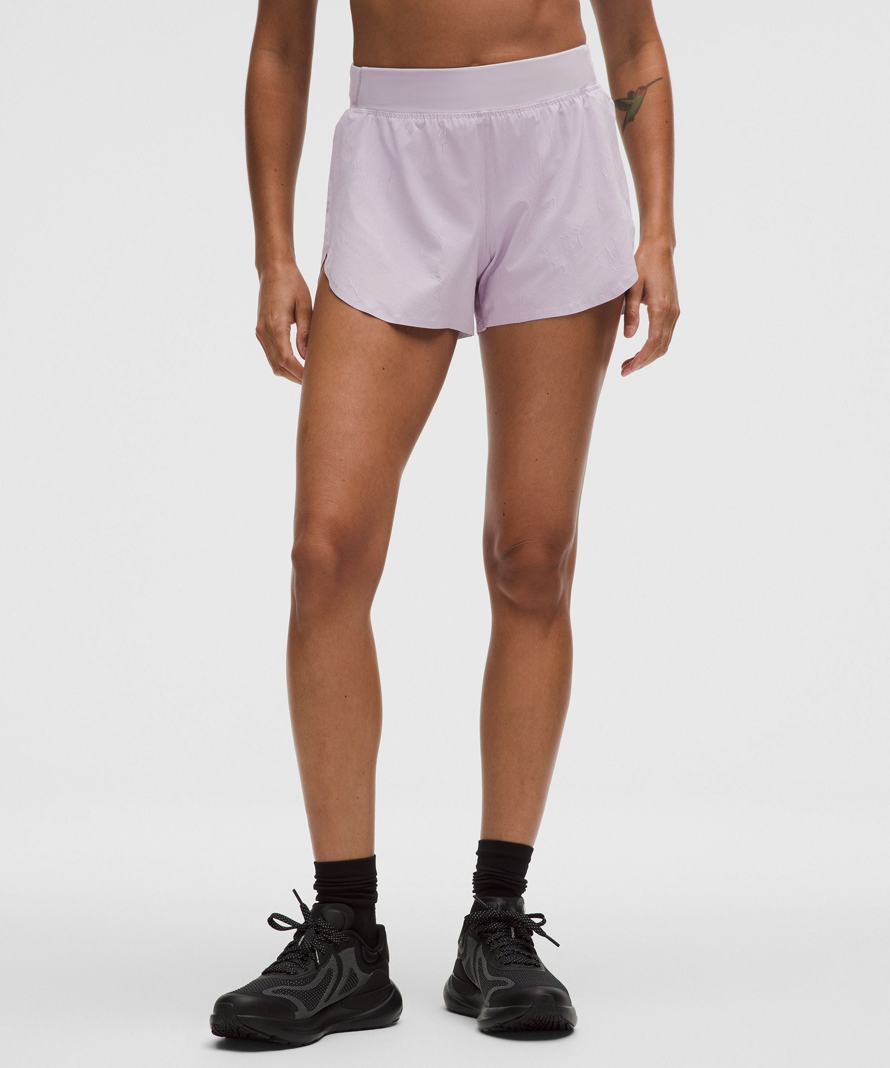 Fast and Free High-Rise Split Short 3" *Crinkle