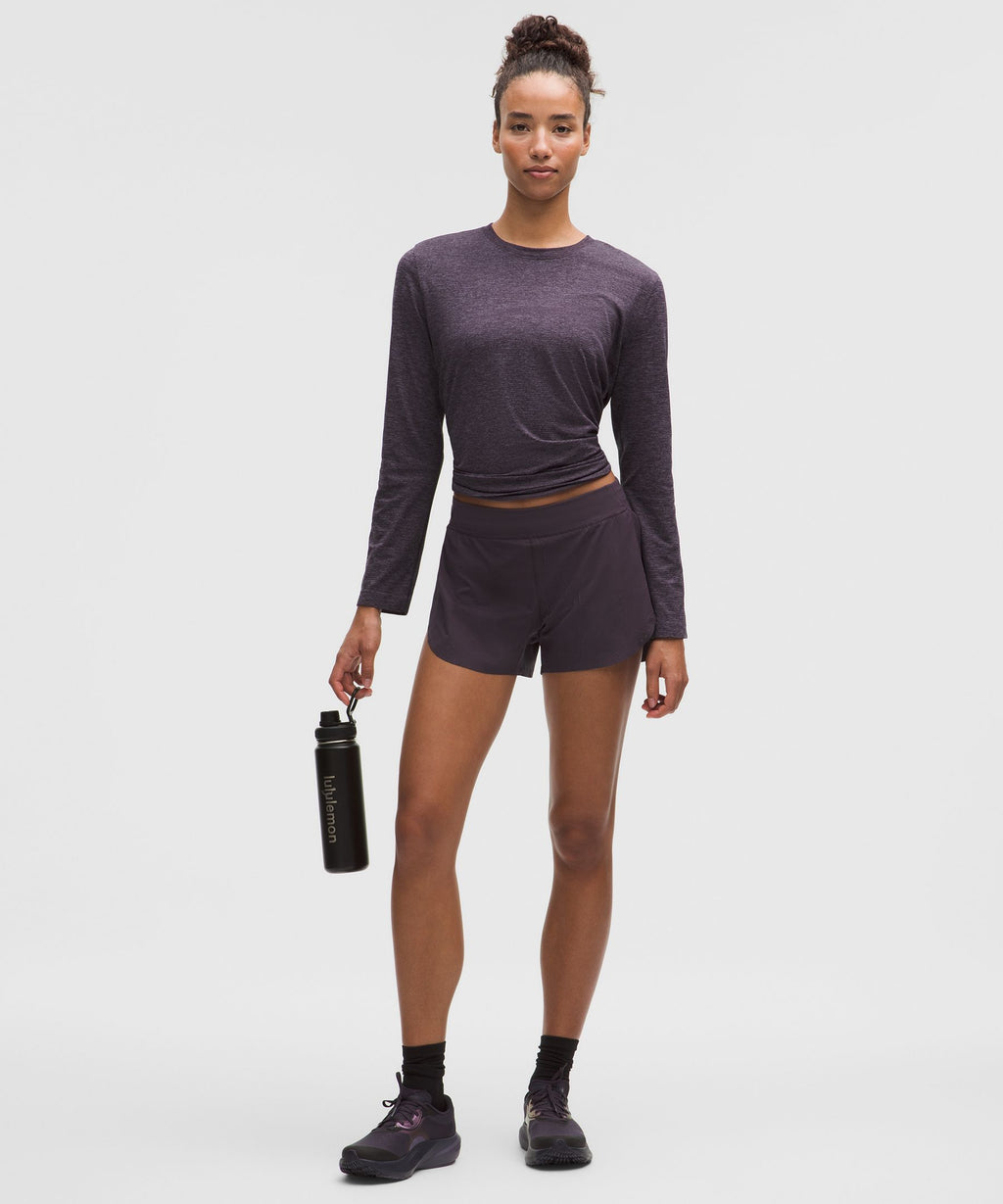 Fast and Free High-Rise Split Short 3" *Crinkle