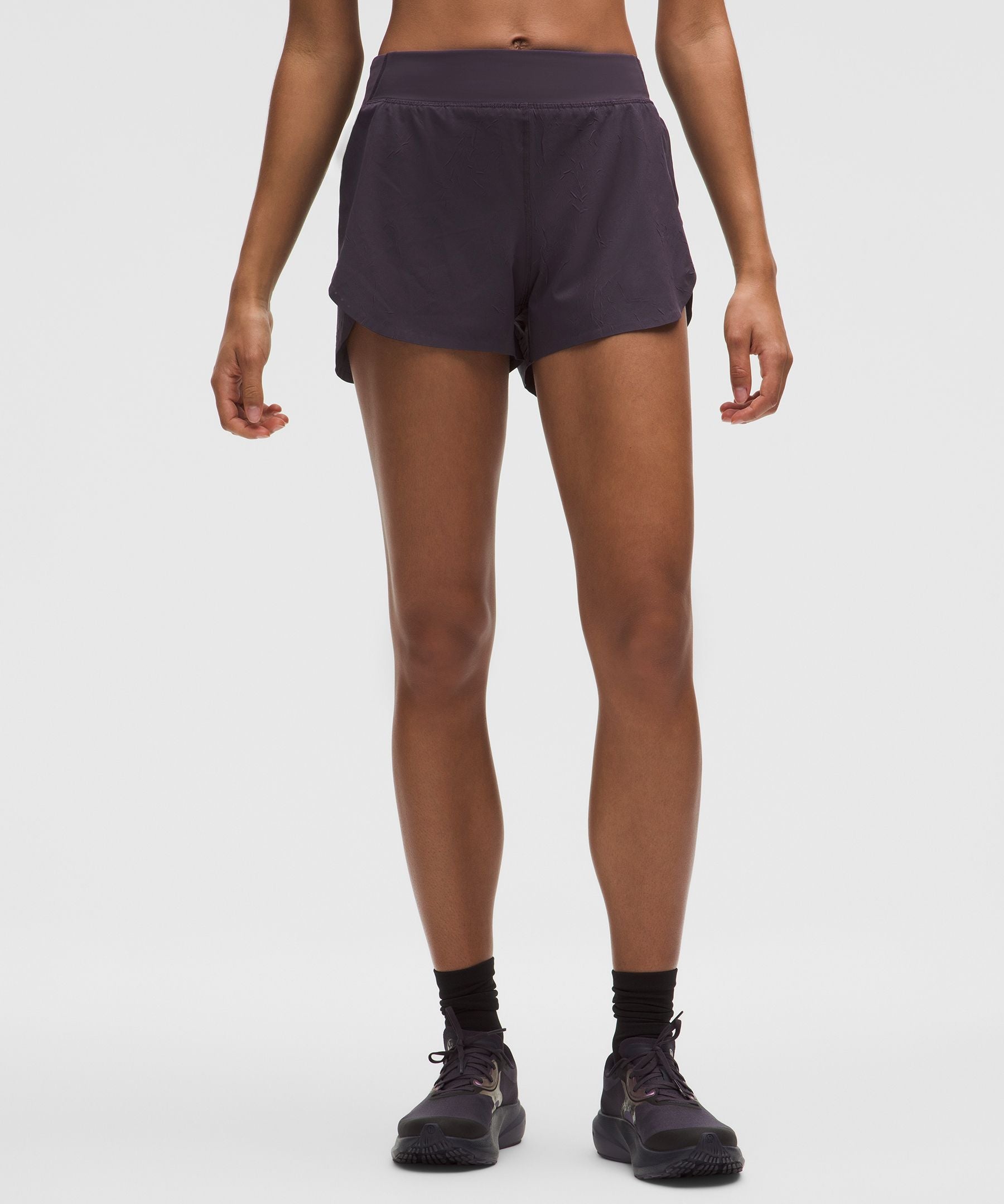 Fast and Free High-Rise Split Short 3" *Crinkle