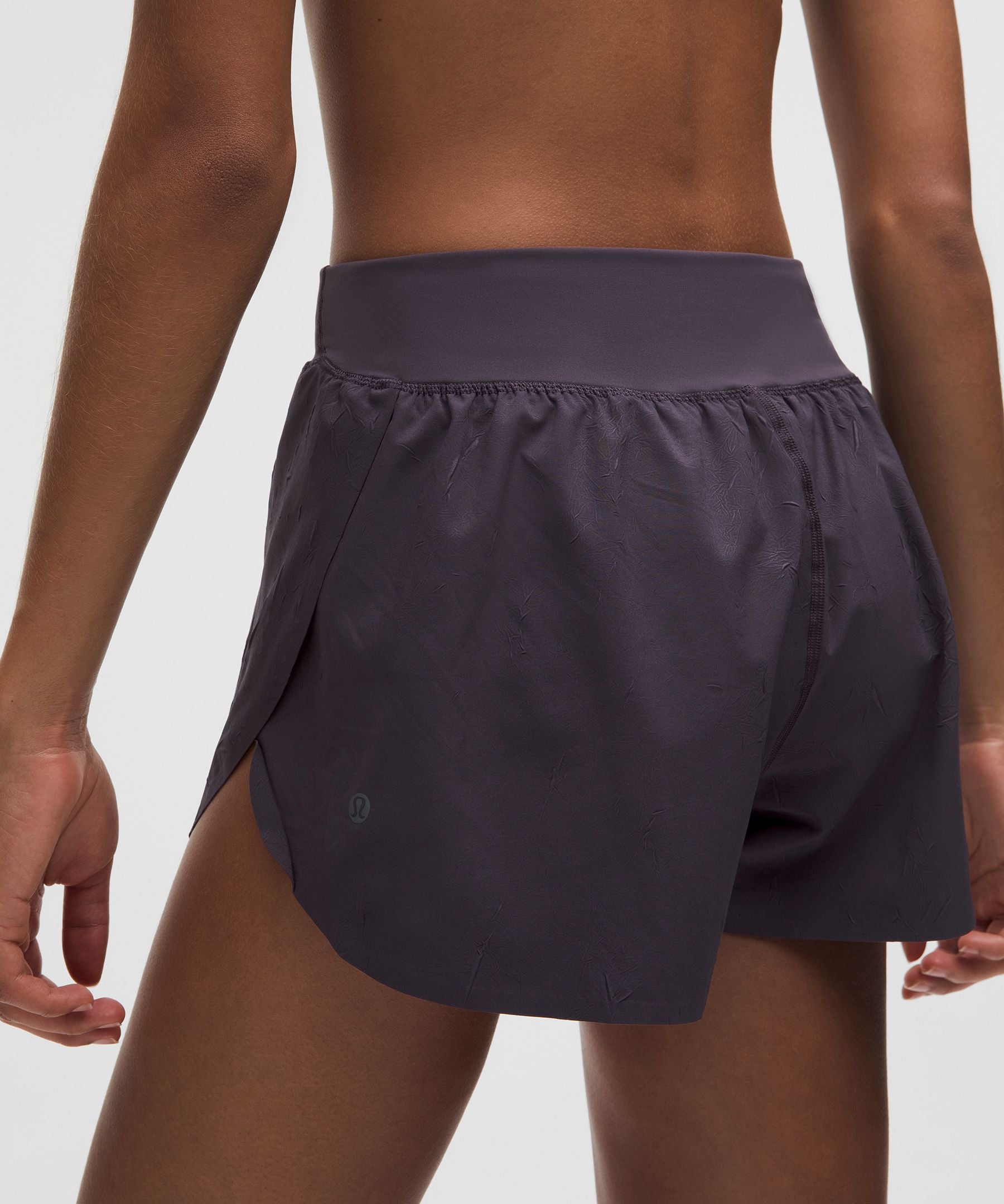 Fast and Free High-Rise Split Short 3" *Crinkle