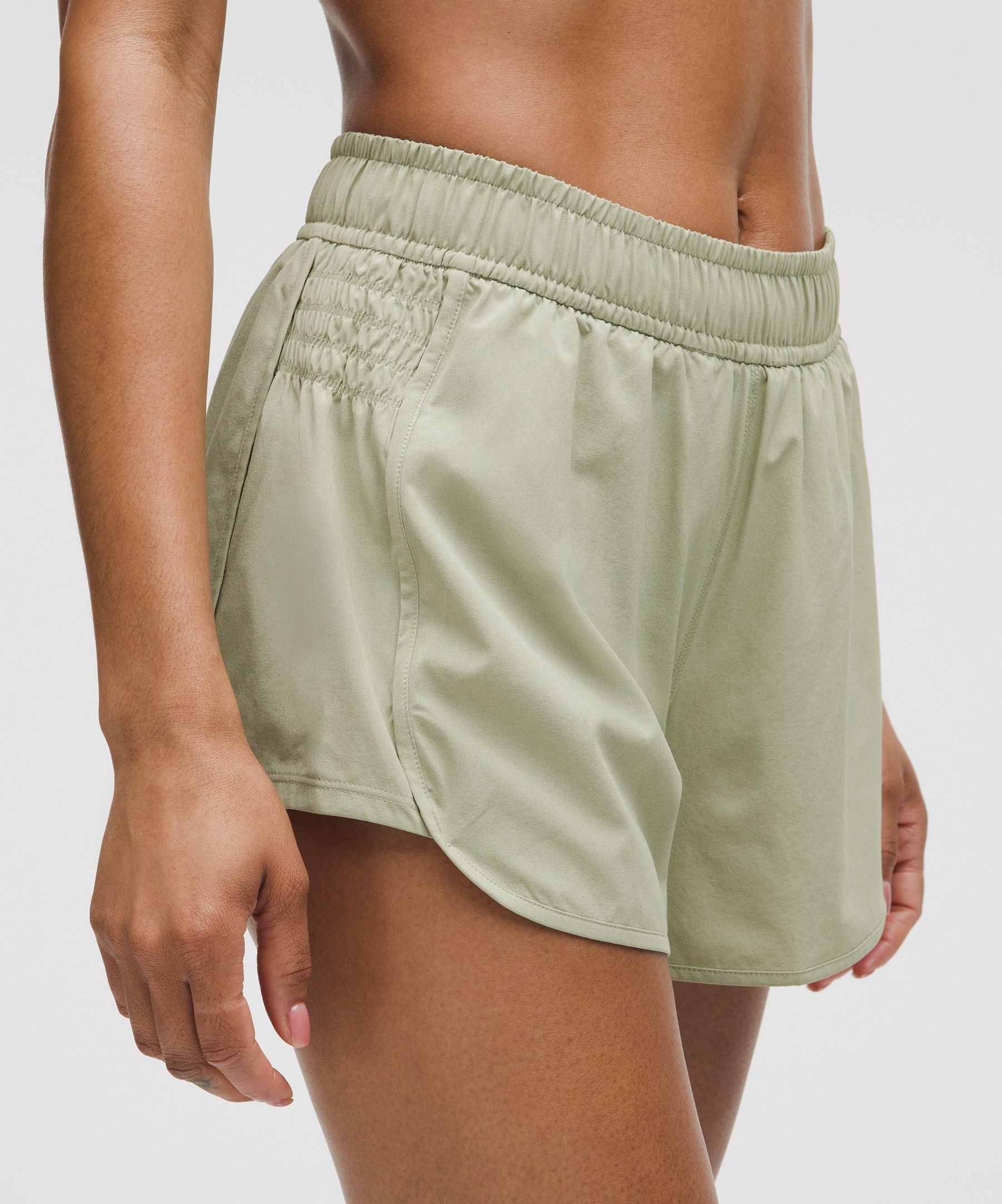 Ruched-Side High-Rise Short 3"
