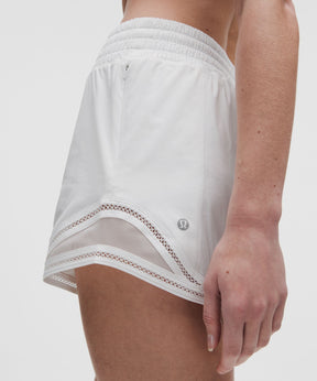 Hotty Hot High-Rise Lined Short 4" *Lace Trim