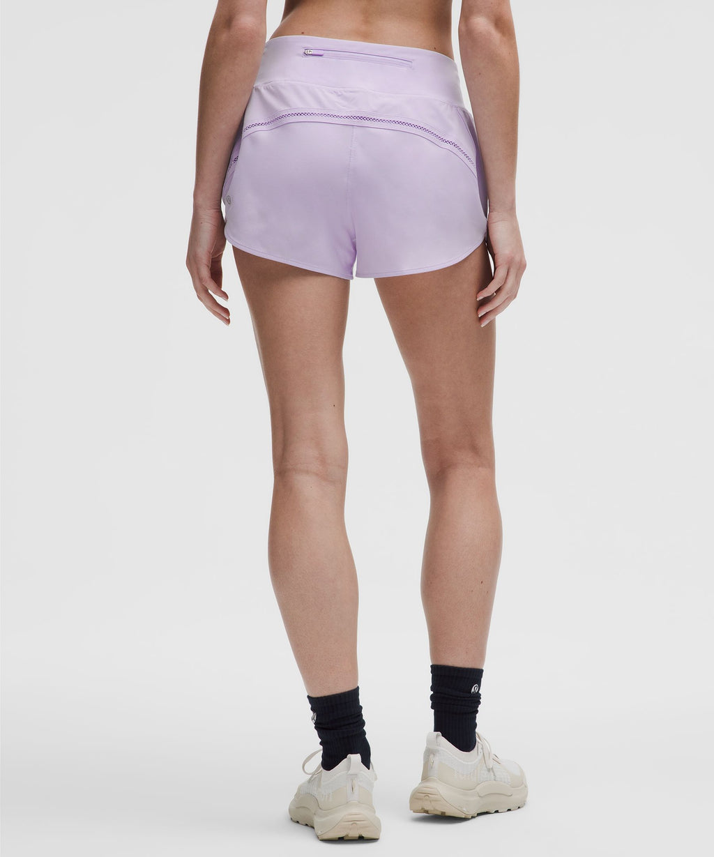 Speed Up High-Rise Mesh Vent Short 2.5" *Lace Trim