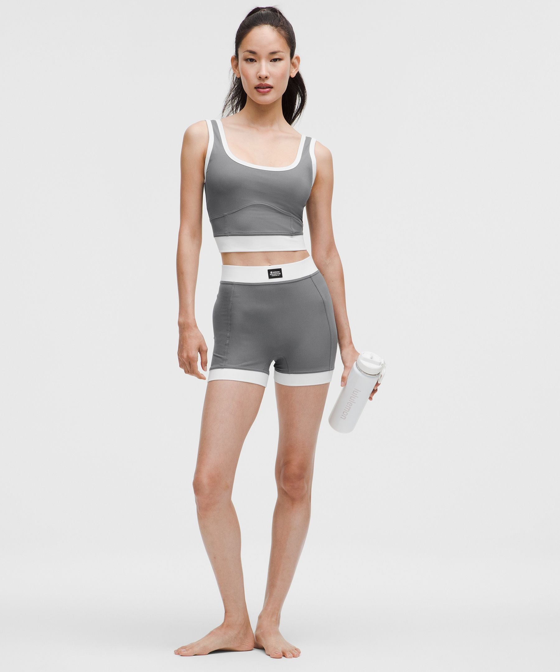 Ribbed Nulu High-Rise Short 3.5"