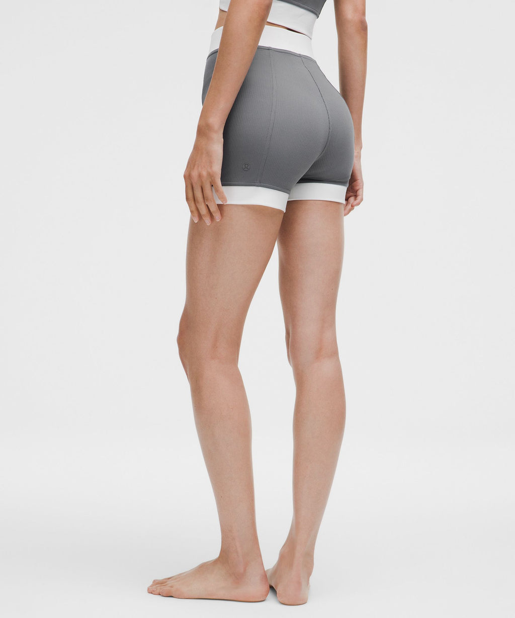Ribbed Nulu High-Rise Short 3.5"