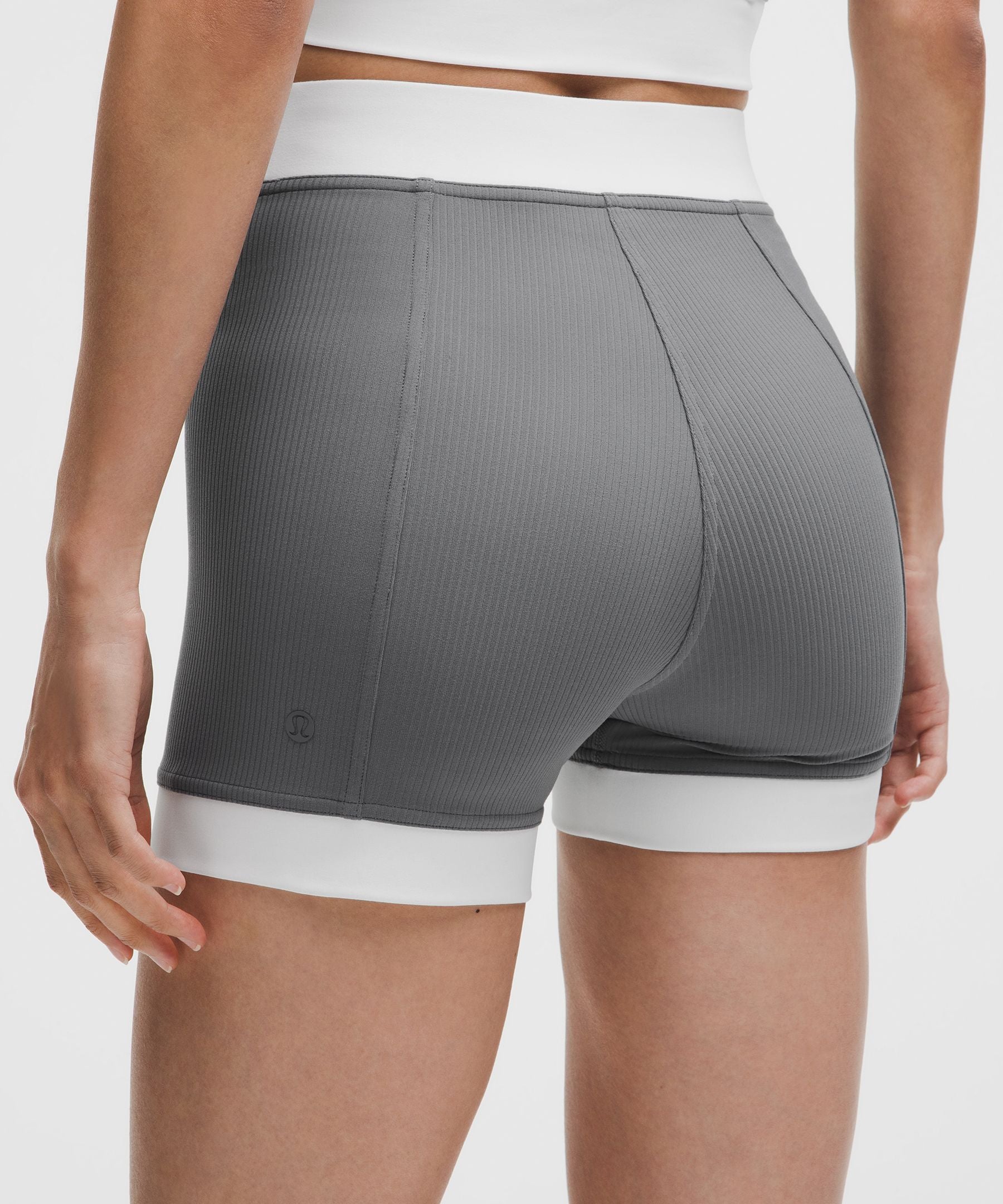 Ribbed Nulu High-Rise Short 3.5"