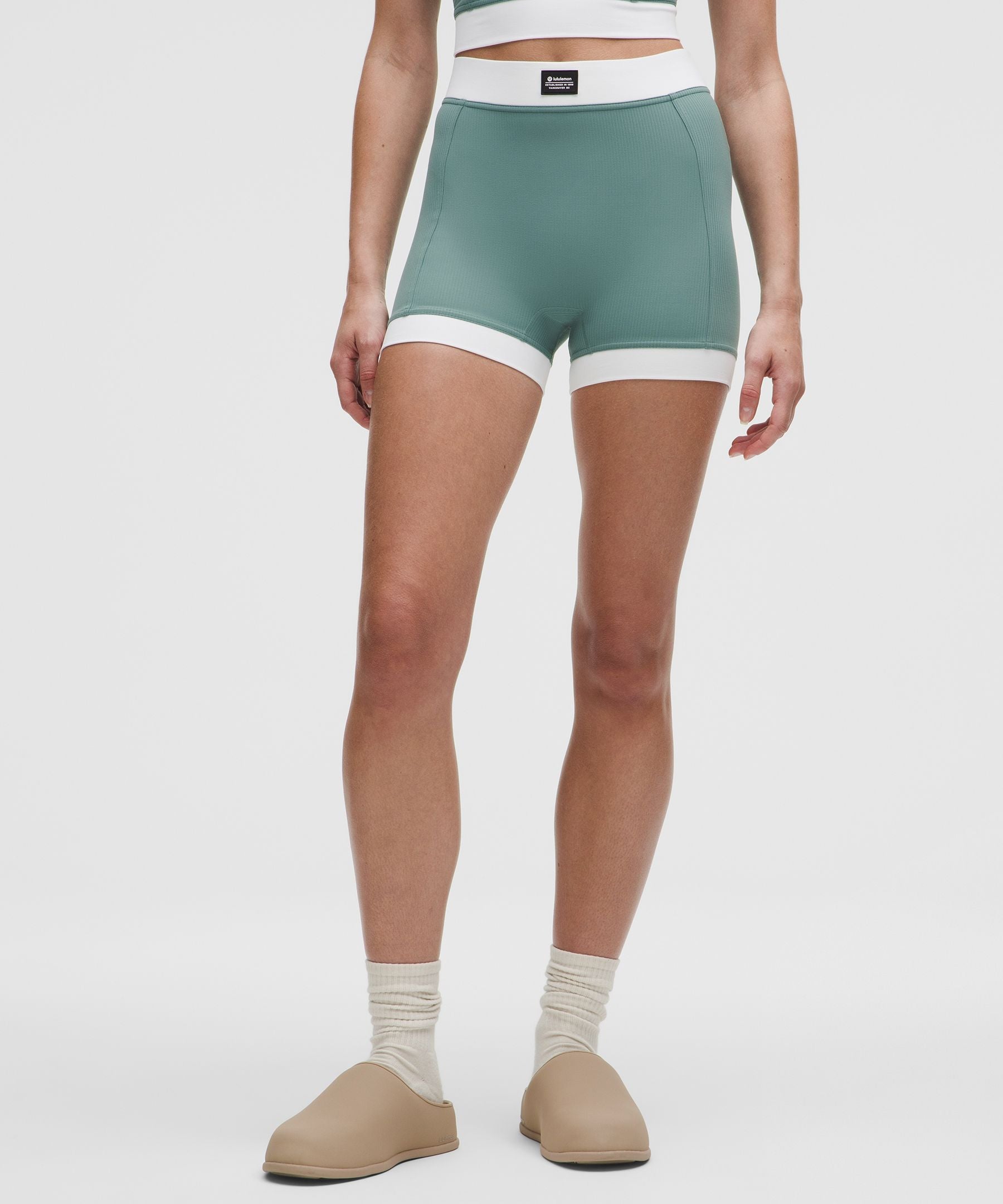 Ribbed Nulu High-Rise Short 3.5"