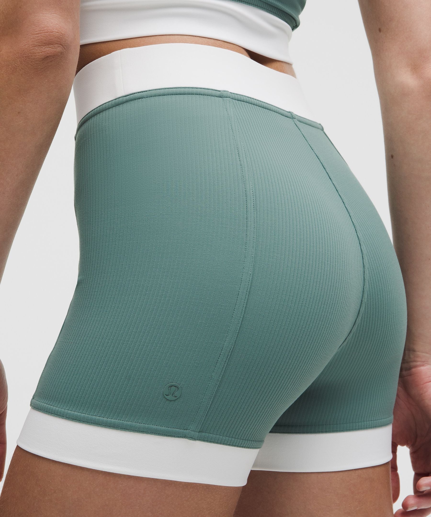 Ribbed Nulu High-Rise Short 3.5"