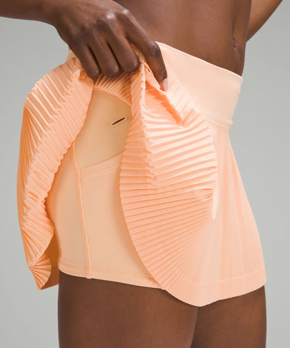 Pleat to Street Mid-Rise Skirt