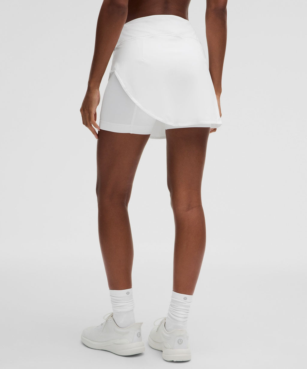 Asymmetrical Layered High-Rise Tennis Skirt
